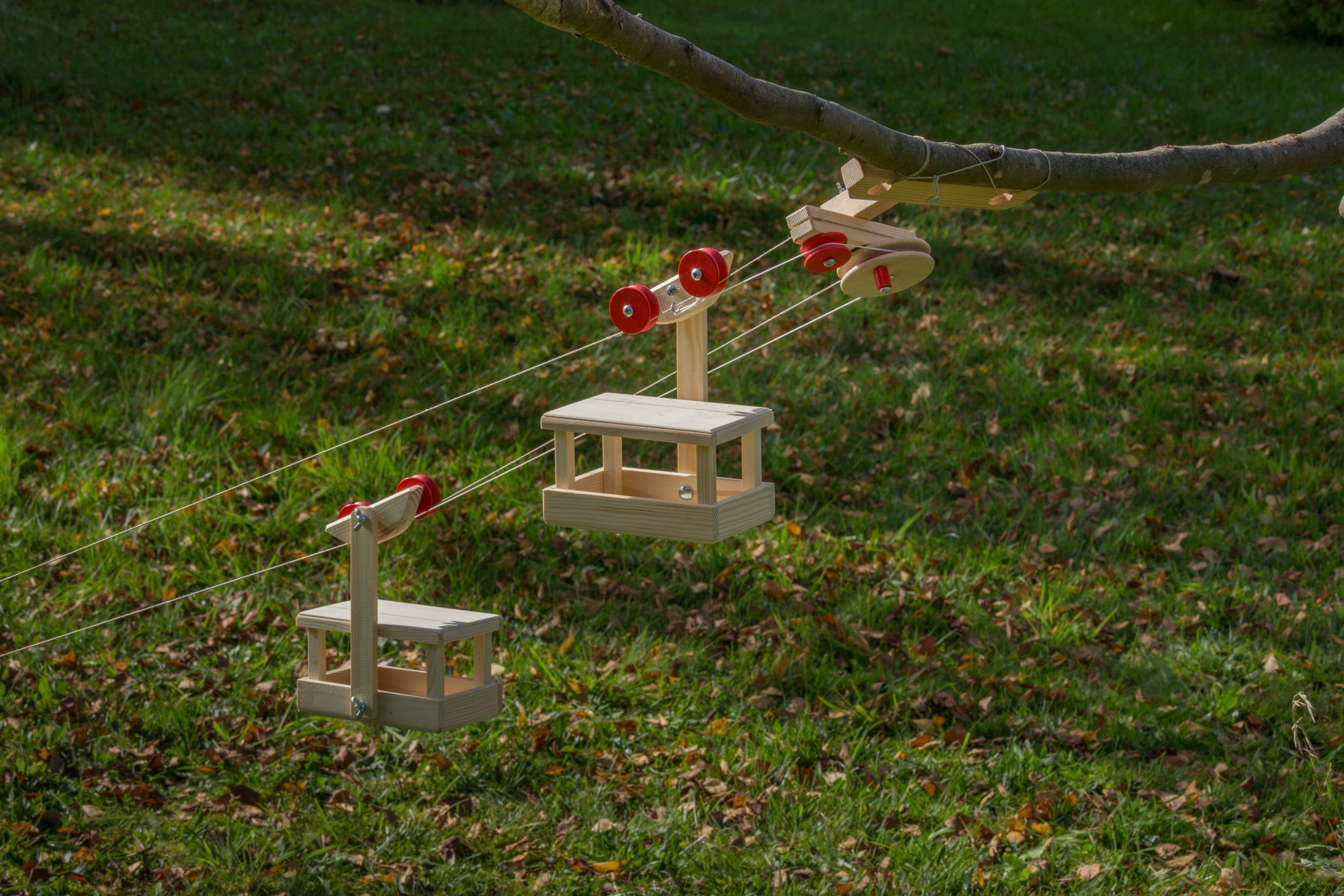 Kit 2 Voitures De Tramway + Station Kraul - Jeu De Construction Câble, à Partir De 6 Ans - Fabriqué En Allemagne - 5